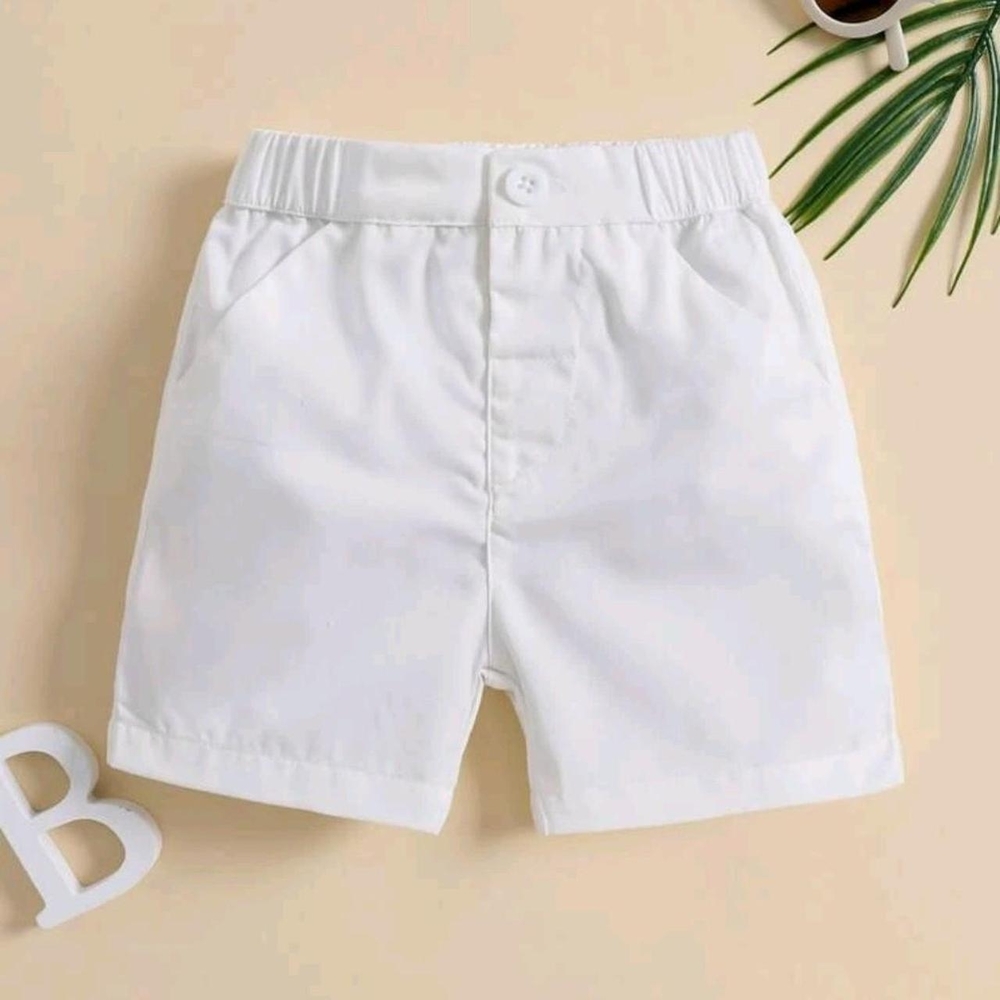 White Baby Shorts
